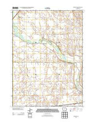 Popejoy Iowa Historical topographic map, 1:24000 scale, 7.5 X 7.5 Minute, Year 2013