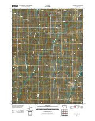 Portsmouth Iowa Historical topographic map, 1:24000 scale, 7.5 X 7.5 Minute, Year 2010
