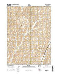 Portsmouth Iowa Current topographic map, 1:24000 scale, 7.5 X 7.5 Minute, Year 2015