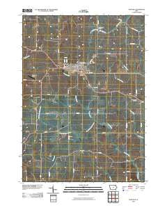 Postville Iowa Historical topographic map, 1:24000 scale, 7.5 X 7.5 Minute, Year 2010