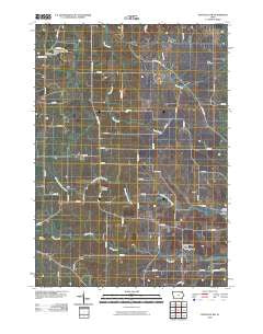 Postville NW Iowa Historical topographic map, 1:24000 scale, 7.5 X 7.5 Minute, Year 2010
