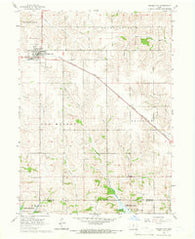 Prairie City Iowa Historical topographic map, 1:24000 scale, 7.5 X 7.5 Minute, Year 1965