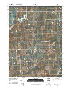 Prairie Rose Lake Iowa Historical topographic map, 1:24000 scale, 7.5 X 7.5 Minute, Year 2010