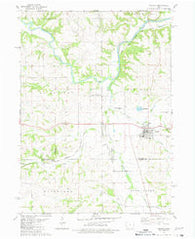 Preston Iowa Historical topographic map, 1:24000 scale, 7.5 X 7.5 Minute, Year 1980