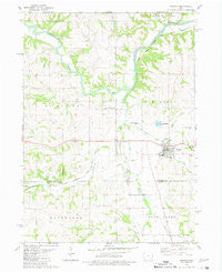 Preston Iowa Historical topographic map, 1:24000 scale, 7.5 X 7.5 Minute, Year 1980