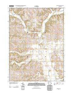 Preston Iowa Historical topographic map, 1:24000 scale, 7.5 X 7.5 Minute, Year 2013