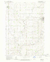 Primghar Iowa Historical topographic map, 1:24000 scale, 7.5 X 7.5 Minute, Year 1964