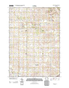 Protivin Iowa Historical topographic map, 1:24000 scale, 7.5 X 7.5 Minute, Year 2013