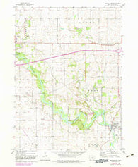 Quasqueton Iowa Historical topographic map, 1:24000 scale, 7.5 X 7.5 Minute, Year 1973