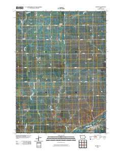 Quimby Iowa Historical topographic map, 1:24000 scale, 7.5 X 7.5 Minute, Year 2010