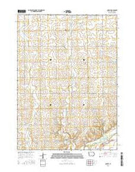 Quimby Iowa Current topographic map, 1:24000 scale, 7.5 X 7.5 Minute, Year 2015