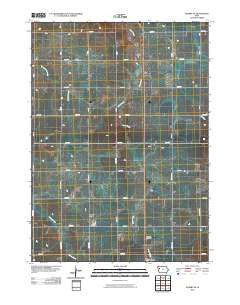 Quimby SE Iowa Historical topographic map, 1:24000 scale, 7.5 X 7.5 Minute, Year 2010