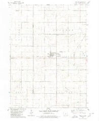 Radcliffe Iowa Historical topographic map, 1:24000 scale, 7.5 X 7.5 Minute, Year 1979