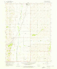 Randolph Iowa Historical topographic map, 1:24000 scale, 7.5 X 7.5 Minute, Year 1957