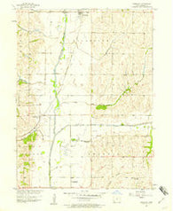 Randolph Iowa Historical topographic map, 1:24000 scale, 7.5 X 7.5 Minute, Year 1957