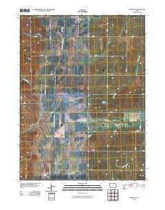 Randolph Iowa Historical topographic map, 1:24000 scale, 7.5 X 7.5 Minute, Year 2010