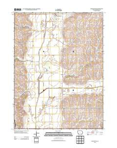 Randolph Iowa Historical topographic map, 1:24000 scale, 7.5 X 7.5 Minute, Year 2013