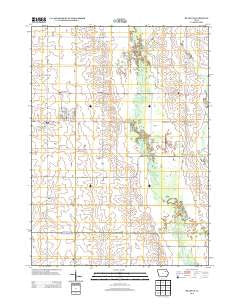 Readlyn Iowa Historical topographic map, 1:24000 scale, 7.5 X 7.5 Minute, Year 2013