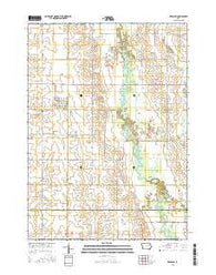 Readlyn Iowa Current topographic map, 1:24000 scale, 7.5 X 7.5 Minute, Year 2015