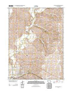 Red Oak North Iowa Historical topographic map, 1:24000 scale, 7.5 X 7.5 Minute, Year 2013