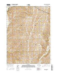 Red Oak South Iowa Current topographic map, 1:24000 scale, 7.5 X 7.5 Minute, Year 2015