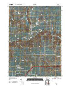 Redfield Iowa Historical topographic map, 1:24000 scale, 7.5 X 7.5 Minute, Year 2010