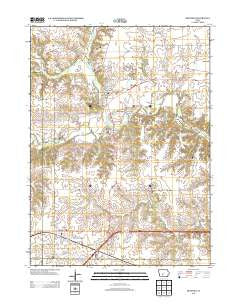 Redfield Iowa Historical topographic map, 1:24000 scale, 7.5 X 7.5 Minute, Year 2013