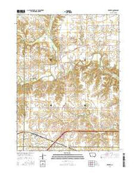 Redfield Iowa Current topographic map, 1:24000 scale, 7.5 X 7.5 Minute, Year 2015