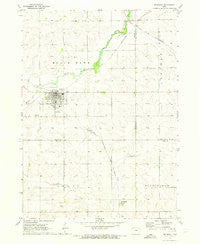 Reinbeck Iowa Historical topographic map, 1:24000 scale, 7.5 X 7.5 Minute, Year 1971