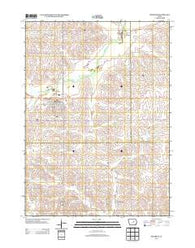 Reinbeck Iowa Historical topographic map, 1:24000 scale, 7.5 X 7.5 Minute, Year 2013
