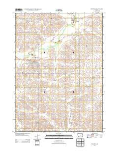Reinbeck Iowa Historical topographic map, 1:24000 scale, 7.5 X 7.5 Minute, Year 2013