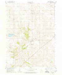 Rhodes Iowa Historical topographic map, 1:24000 scale, 7.5 X 7.5 Minute, Year 1975