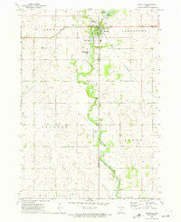 Riceville Iowa Historical topographic map, 1:24000 scale, 7.5 X 7.5 Minute, Year 1972