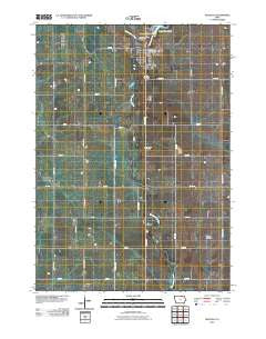 Riceville Iowa Historical topographic map, 1:24000 scale, 7.5 X 7.5 Minute, Year 2010