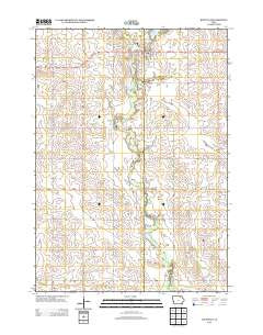 Riceville Iowa Historical topographic map, 1:24000 scale, 7.5 X 7.5 Minute, Year 2013