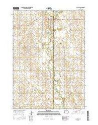 Riceville Iowa Current topographic map, 1:24000 scale, 7.5 X 7.5 Minute, Year 2015