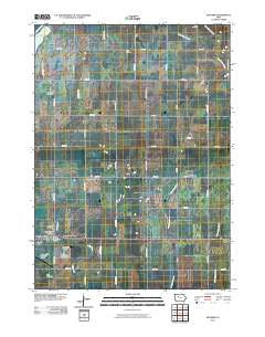 Richard Iowa Historical topographic map, 1:24000 scale, 7.5 X 7.5 Minute, Year 2010