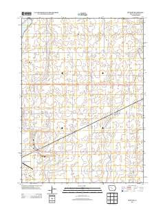 Richard Iowa Historical topographic map, 1:24000 scale, 7.5 X 7.5 Minute, Year 2013