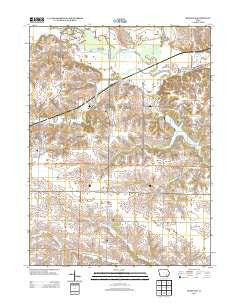 Richland Iowa Historical topographic map, 1:24000 scale, 7.5 X 7.5 Minute, Year 2013