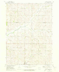 Ricketts Iowa Historical topographic map, 1:24000 scale, 7.5 X 7.5 Minute, Year 1971
