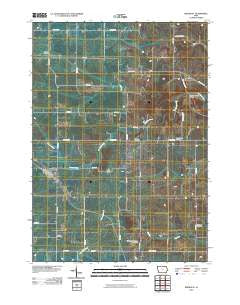 Ridgeway Iowa Historical topographic map, 1:24000 scale, 7.5 X 7.5 Minute, Year 2010