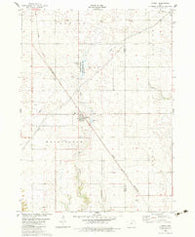 Rippey Iowa Historical topographic map, 1:24000 scale, 7.5 X 7.5 Minute, Year 1982