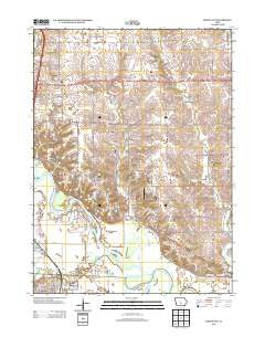 Rising Sun Iowa Historical topographic map, 1:24000 scale, 7.5 X 7.5 Minute, Year 2013
