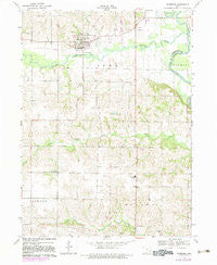 Riverside Iowa Historical topographic map, 1:24000 scale, 7.5 X 7.5 Minute, Year 1969