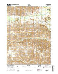 Riverside Iowa Current topographic map, 1:24000 scale, 7.5 X 7.5 Minute, Year 2015