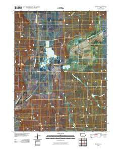 Riverton Iowa Historical topographic map, 1:24000 scale, 7.5 X 7.5 Minute, Year 2010
