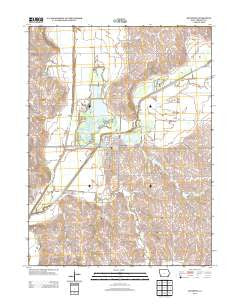 Riverton Iowa Historical topographic map, 1:24000 scale, 7.5 X 7.5 Minute, Year 2013