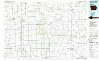 Rock Rapids Iowa Historical topographic map, 1:100000 scale, 30 X 60 Minute, Year 1985