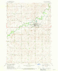 Rock Valley Iowa Historical topographic map, 1:24000 scale, 7.5 X 7.5 Minute, Year 1968