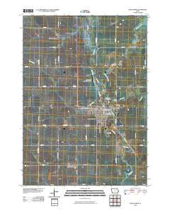 Rock Rapids Iowa Historical topographic map, 1:24000 scale, 7.5 X 7.5 Minute, Year 2010